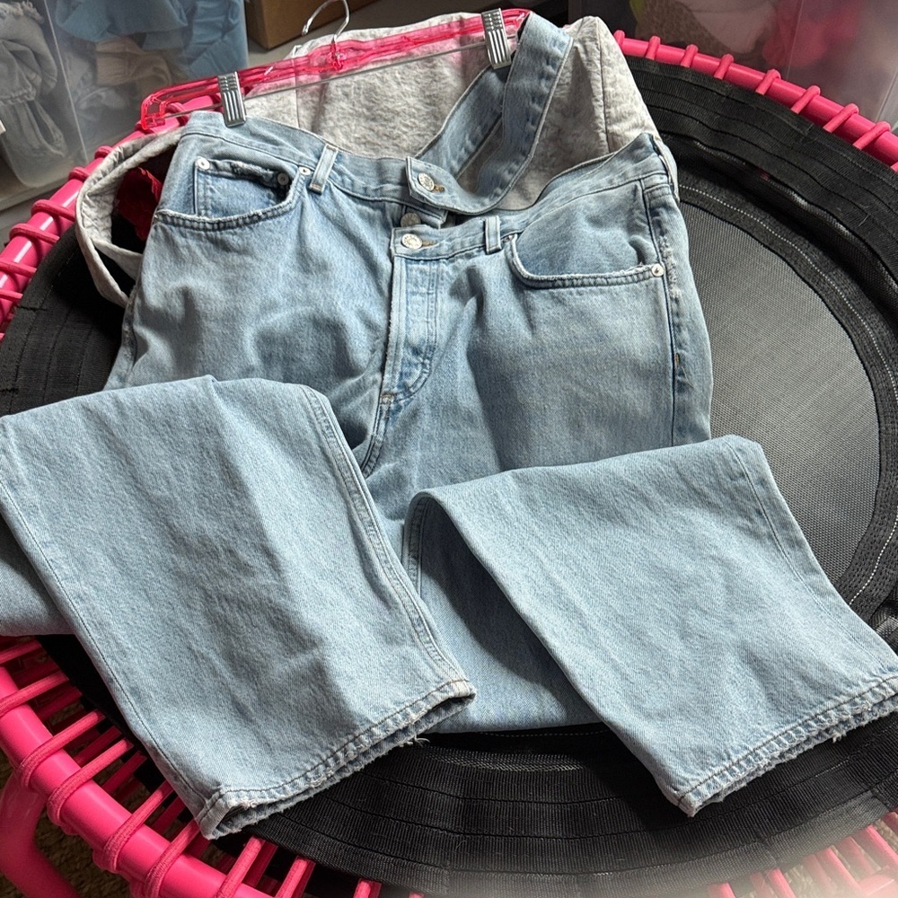 AGOLDE High-Rise Broken Waistband Jeans - Picture 9 of 11